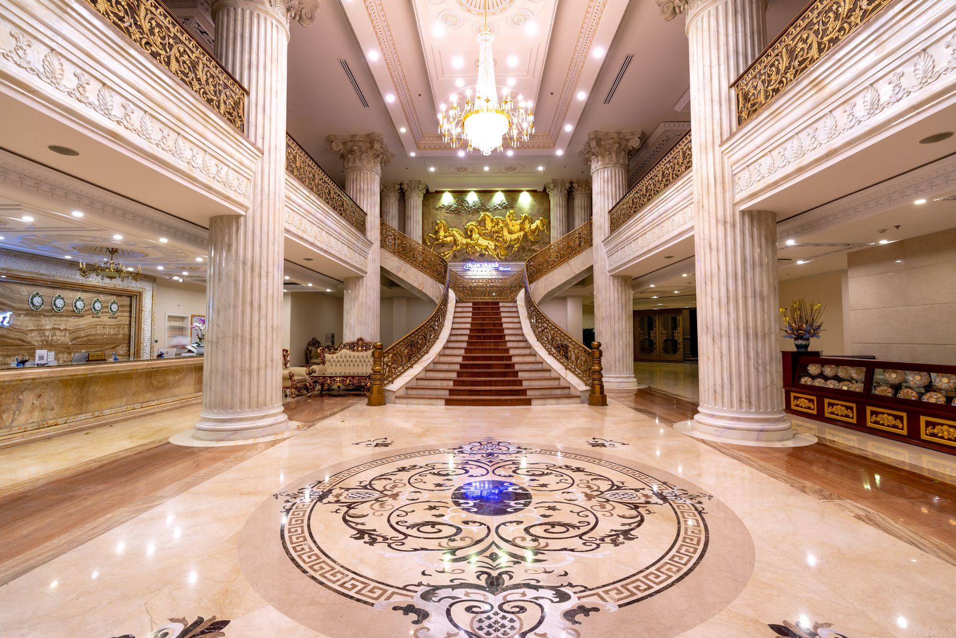Aurelia House lobby staircase
